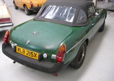 Restauracion MGB Roadster
