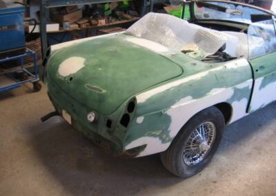 Restauracion MGB Roadster